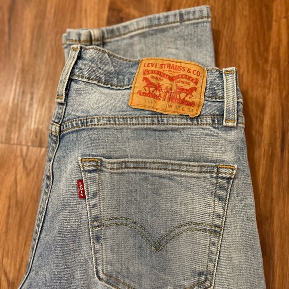 Mens Light Acid Wash Jeans W32 x L34 - Picture 6 of 6